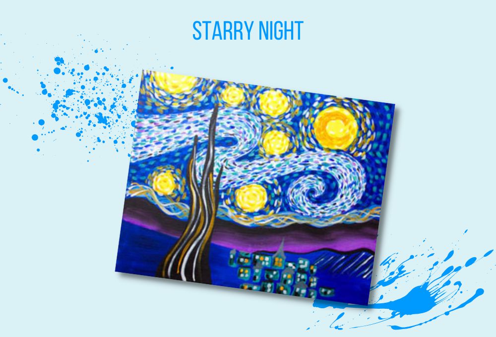 SIP & PAINT “STARRY NIGHT” Essential Surrey & SW London